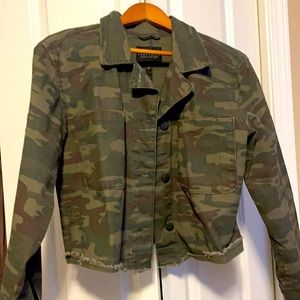 Sanctuary Camo Utility Jacket in Olive Green